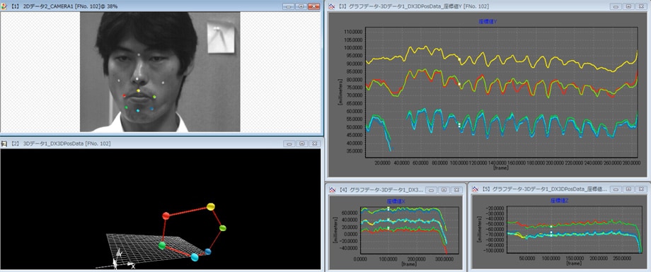 2次元・3次元の運動解析ソフトウェア
